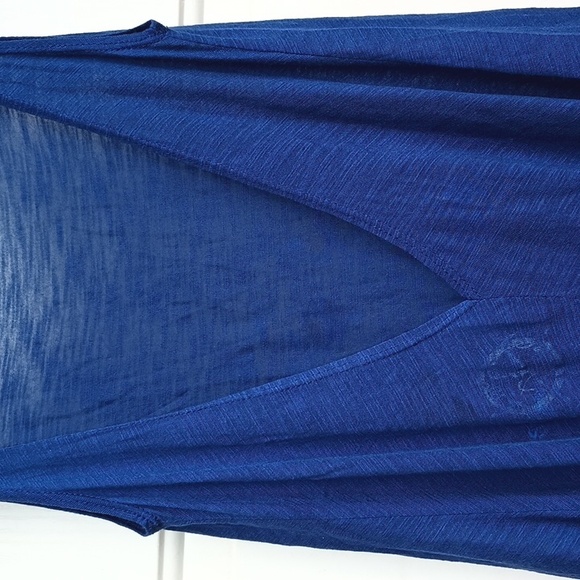 Blue Life California Plunge Back Knotted Mini Tank Dress Cover-up Women S XS - Picture 6 of 8